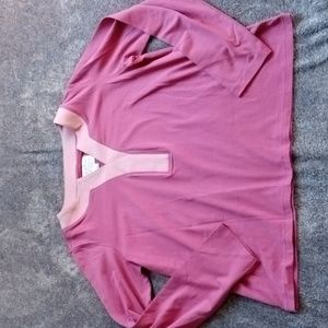 Evy's Tree the Joni rose and blush long sleeve top